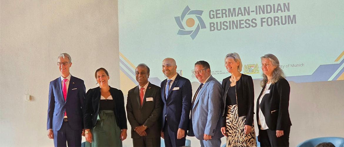  Consul General Shatrughna Sinha delivered the keynote address at the German Indian Business Forum (GIBF) Conference 2026 in Munich