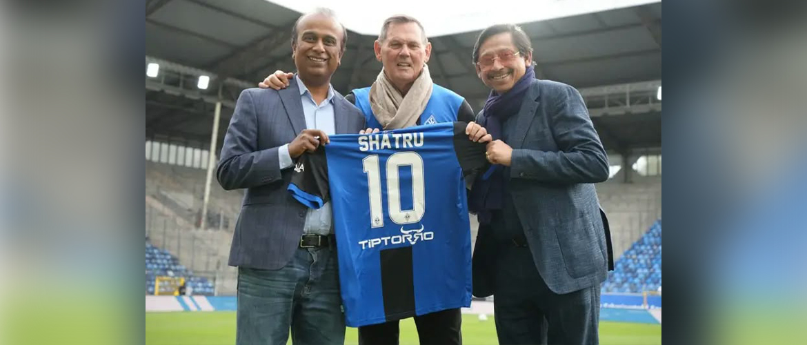  Consul General Shatrughna Sinha had a productive exchange with Mr. Bernd Beetz, President of SV Waldhof Mannheim on creating a dedicated pathway for young Indian footballers in Germany. Bernd Beetz, President of SV Waldhof Mannheim on creating a dedicated pathway for young Indian footballers in Germany