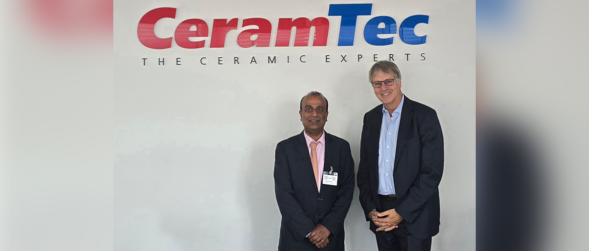  Consul General Shatrughna Sinha visited CeramTec, a specialist in advanced ceramics for medical technology and industrial applications, including implants, automotive components and elect