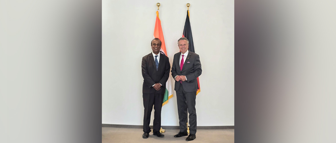  Consul General Shatrughna Sinha  had a productive meeting with Lord Mayor of Stuttgart Dr. Frank Nopper. Frank Nopper