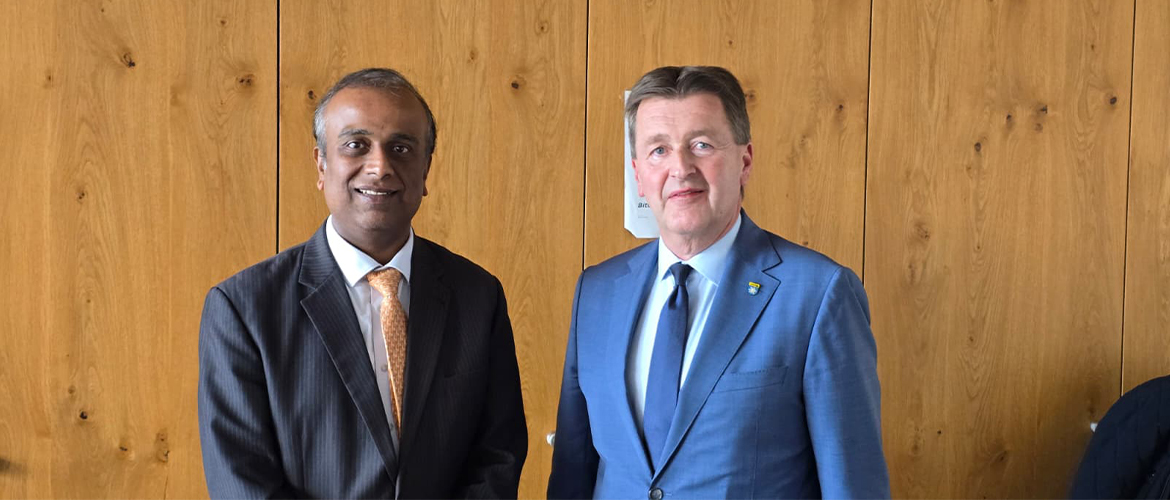  Consul General Shatrughna Sinha met with Lord Mayor of Albstadt Roland Tralmer