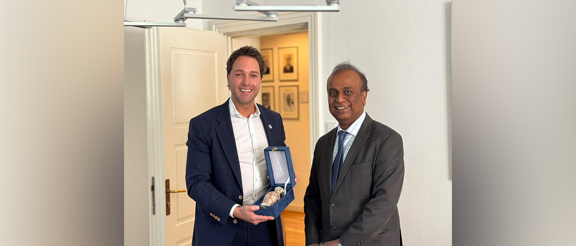  Consul General Shatrughna Sinha met with Dr Andreas Bukowski, Lord Mayor of Haar