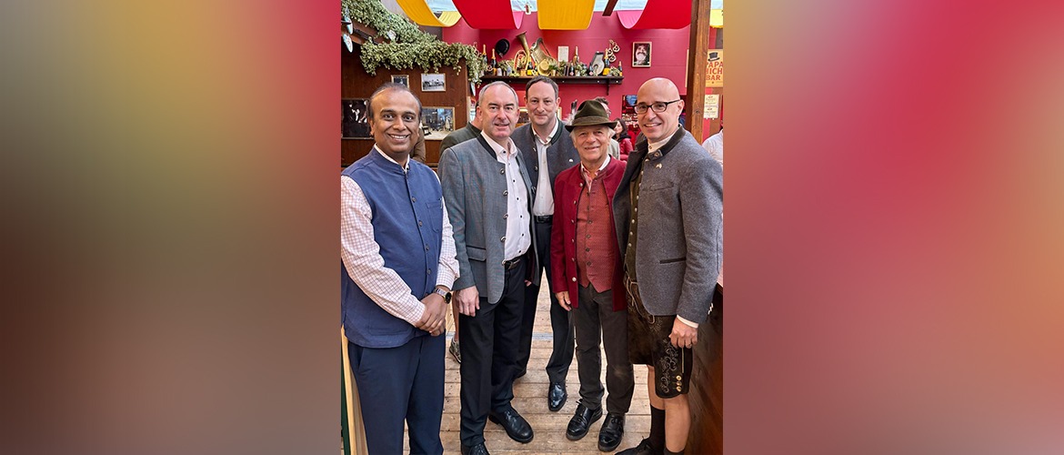  Consul General Shatrughna Sinha joined the opening celebrations of the 19th digiWiesn and the Weißwurst Kongress in Munich