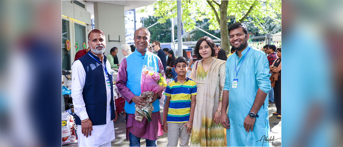  Consul General Shatrughna Sinha participated in the Bihar & Jharkhand Fraternity Munich’s first cultural day and street food festival, #Rasdhara.