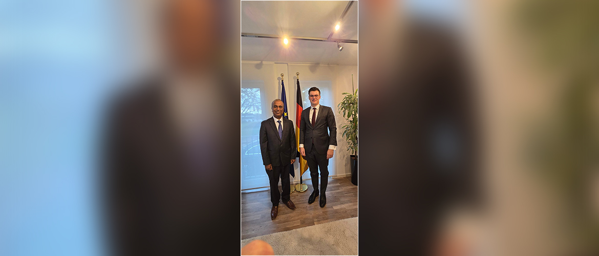  Consul General Shatrughna Sinha met Hon’ble Member of Bundestag Mr. Kai Whittaker in Baden Baden and discussed India-Germany relations as well as other issues of mutual interest.