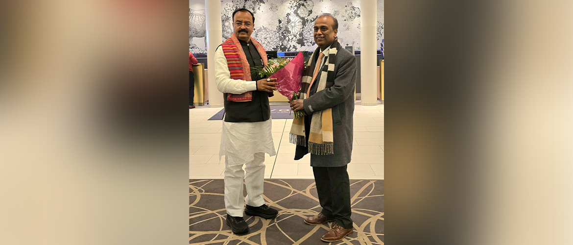  Consul General Shatrughna Sinha received Hon’ble Deputy Chief Minister of Uttar Pradesh Shri Keshav Prasad Maurya in Nuremberg