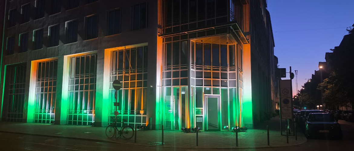  _The Consulate General of India, Munich joins the #HarGharTiranga celebrations, lighting up our premises in the vibrant hues of the Indian Tricolour _#HarGharTiranga2026 #HGT2026