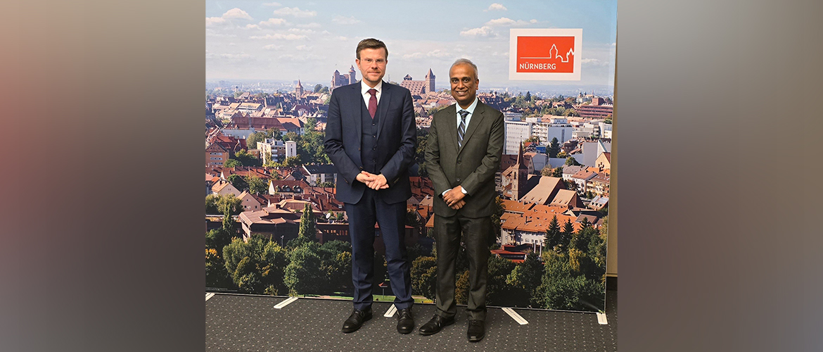  Consul General Shatrughna Sinha met Lord Mayor of Nuremberg, Mr. Marcus König