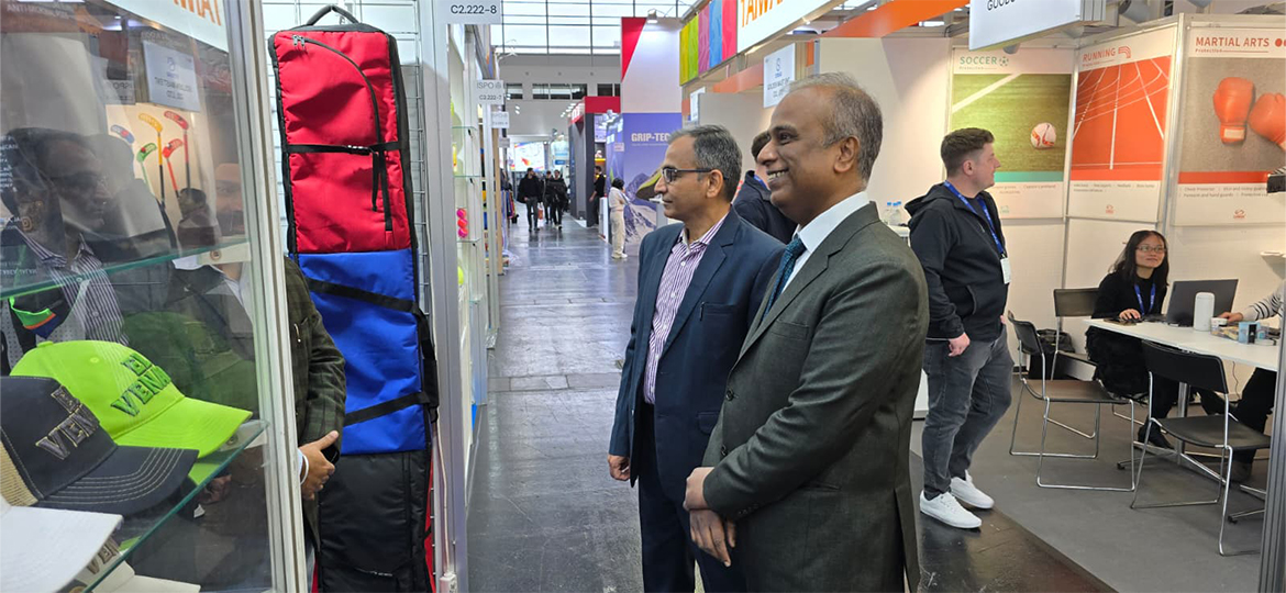  Consul General Shatrughna Sinha visited Sport Marke Medien Conference and ISPO 2025