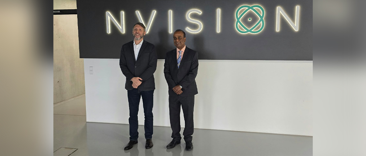  Consul General Shatrughna Sinha met Dr. Sella Brosh, CEO of Germany-based NVision Quantum Technologies
