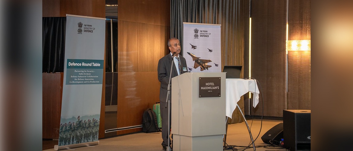  Consul General Shatrughna Sinha delivered the keynote address at the 6th Indo-German Defence Industrial Roundtable in Augsburg