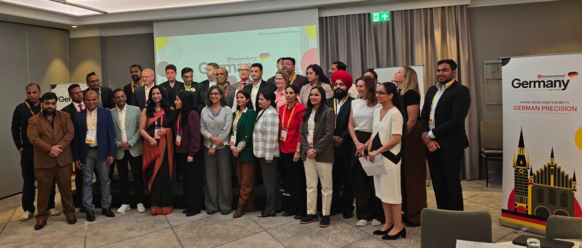  Consul General Shatrughna Sinha spoke at the Economic Times Immersions (Germany Edition) in Munich