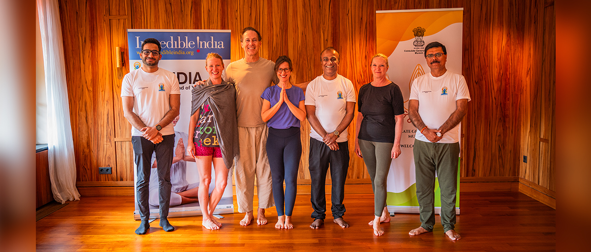  Consulate General of India, Munich in collaboration with Schloss Elmau, hosted a special Yoga & Wellness session ahead of 12th International Day of Yoga 2026