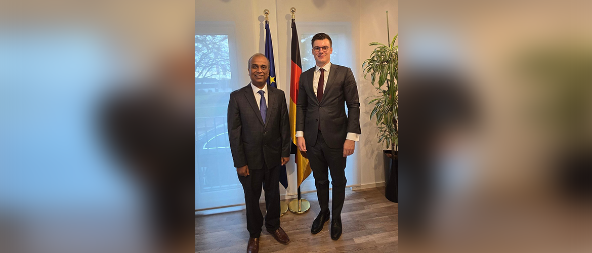  Consul General Shatrughna Sinha met Hon’ble Member of Bundestag Mr. Kai Whittaker in Baden .