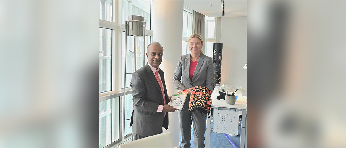  Consul General Shatrughna Sinha had a fruitful meeting with Ms. Stephanie Jacobs, Director General, Bavarian Ministry of European & International Affairs